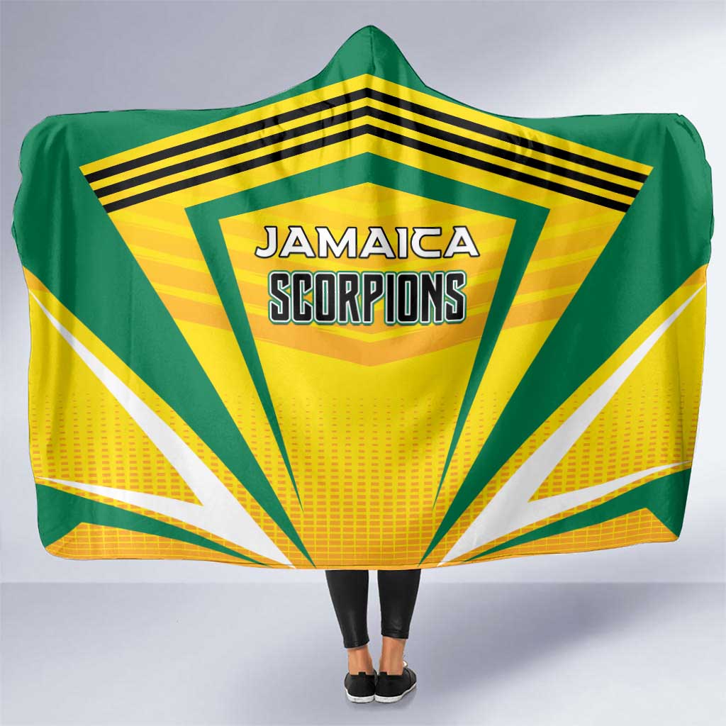 Cricket Jamaica Scorpions Hooded Blanket We Made Legends