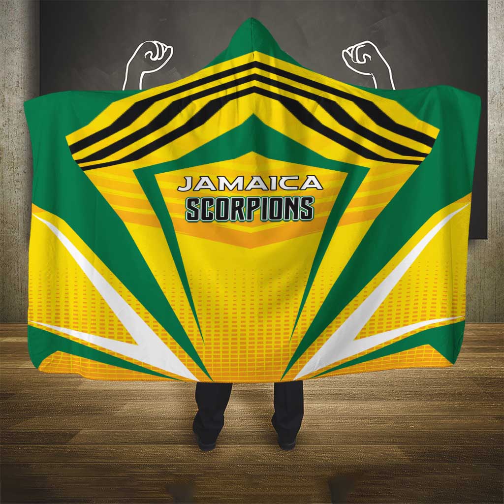 Cricket Jamaica Scorpions Hooded Blanket We Made Legends
