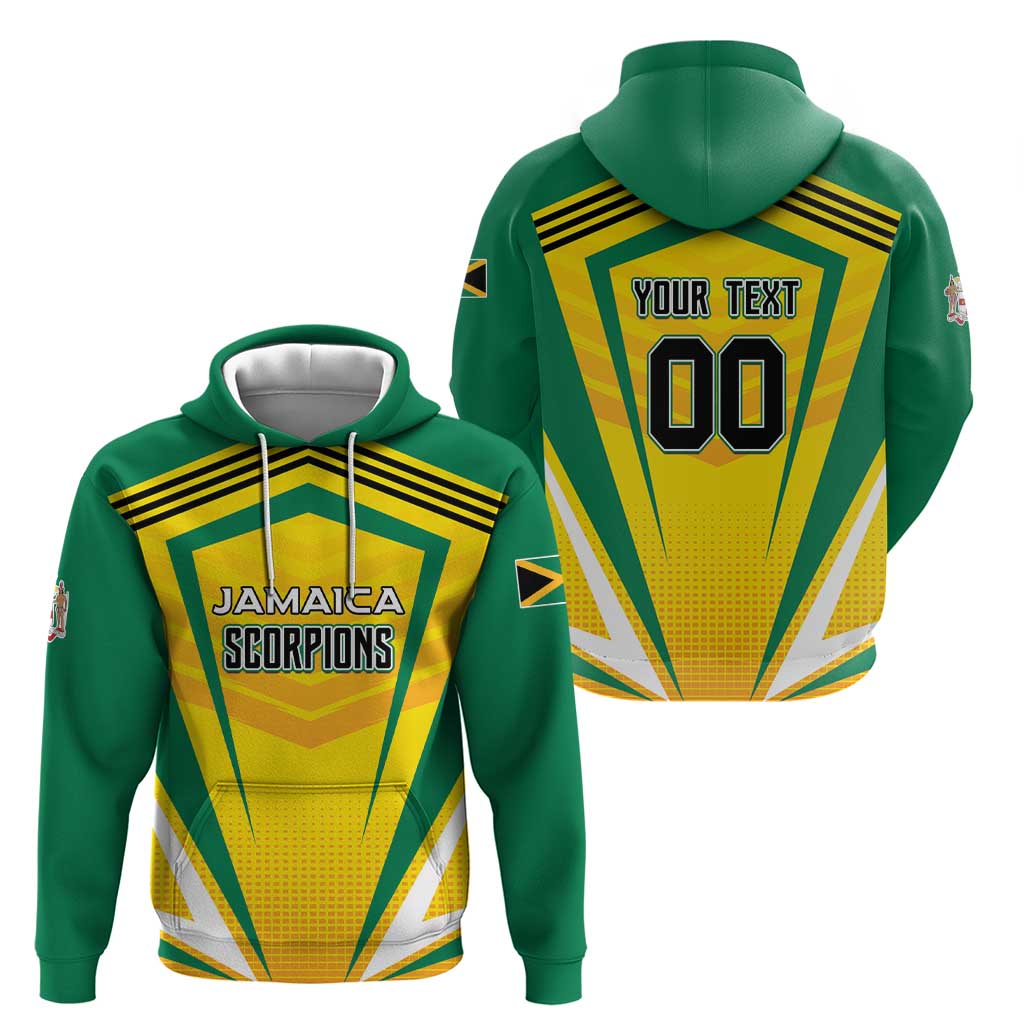 Custom Cricket Jamaica Scorpions Hoodie We Made Legends