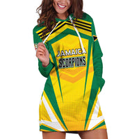 Custom Cricket Jamaica Scorpions Hoodie Dress We Made Legends
