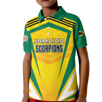Custom Cricket Jamaica Scorpions Kid Polo Shirt We Made Legends
