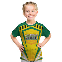 Custom Cricket Jamaica Scorpions Kid T Shirt We Made Legends