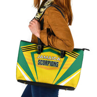 Cricket Jamaica Scorpions Leather Tote Bag We Made Legends