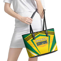 Cricket Jamaica Scorpions Leather Tote Bag We Made Legends