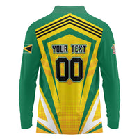 Custom Cricket Jamaica Scorpions Long Sleeve Polo Shirt We Made Legends