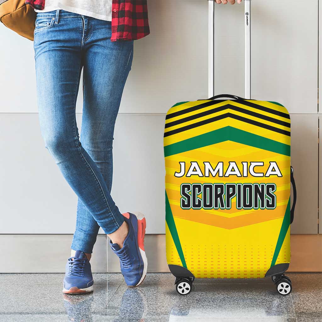Cricket Jamaica Scorpions Luggage Cover We Made Legends