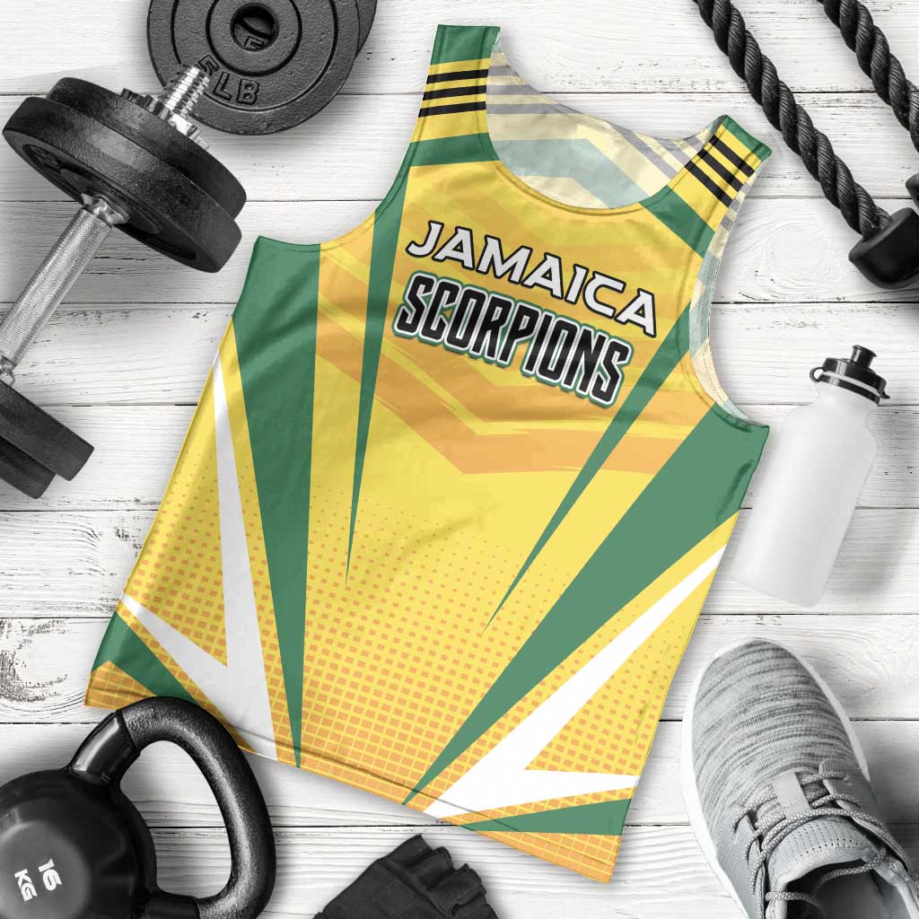 Custom Cricket Jamaica Scorpions Men Tank Top We Made Legends
