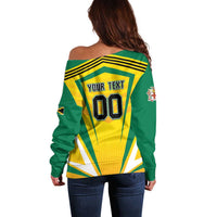 Custom Cricket Jamaica Scorpions Off Shoulder Sweater We Made Legends
