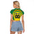 Custom Cricket Jamaica Scorpions Raglan Cropped T Shirt We Made Legends