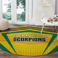 Cricket Jamaica Scorpions Round Carpet We Made Legends