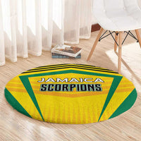 Cricket Jamaica Scorpions Round Carpet We Made Legends