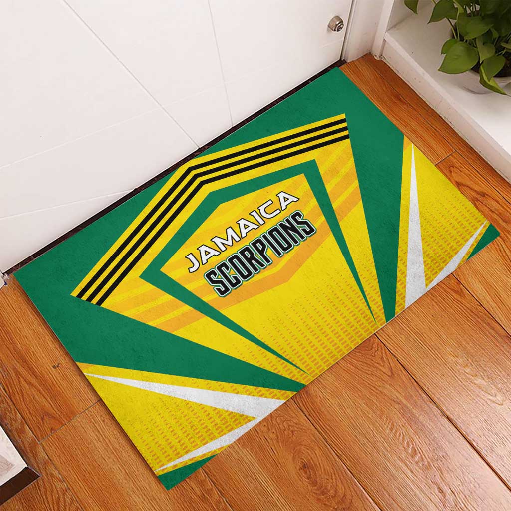 Cricket Jamaica Scorpions Rubber Doormat We Made Legends