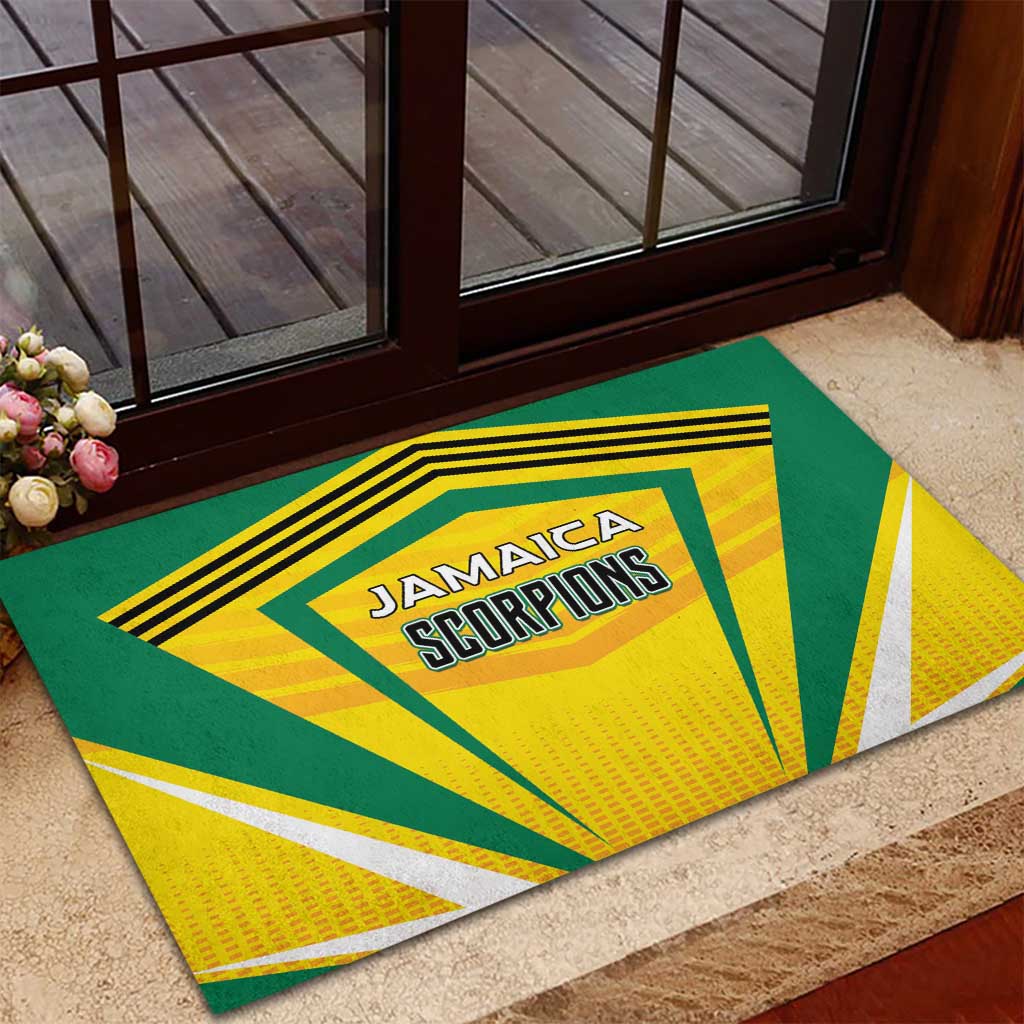 Cricket Jamaica Scorpions Rubber Doormat We Made Legends