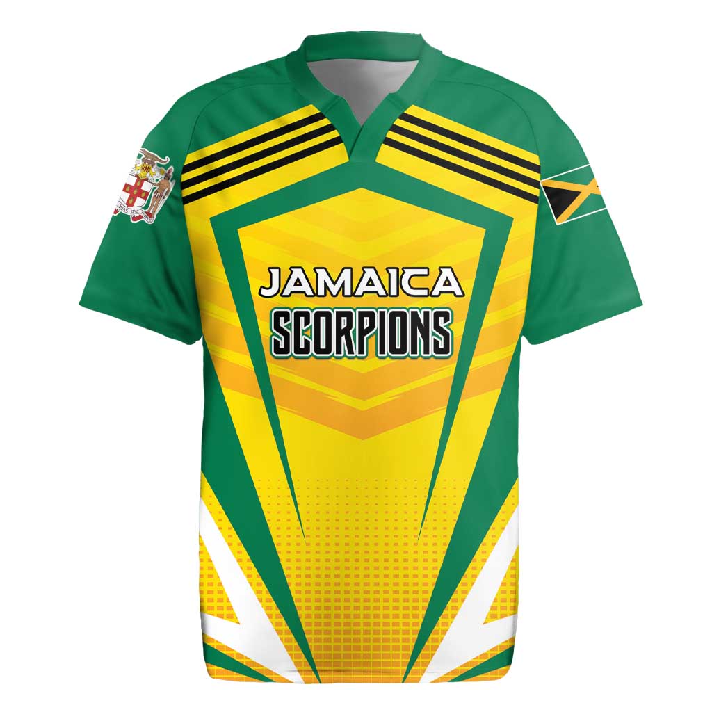 Custom Cricket Jamaica Scorpions Rugby Jersey We Made Legends
