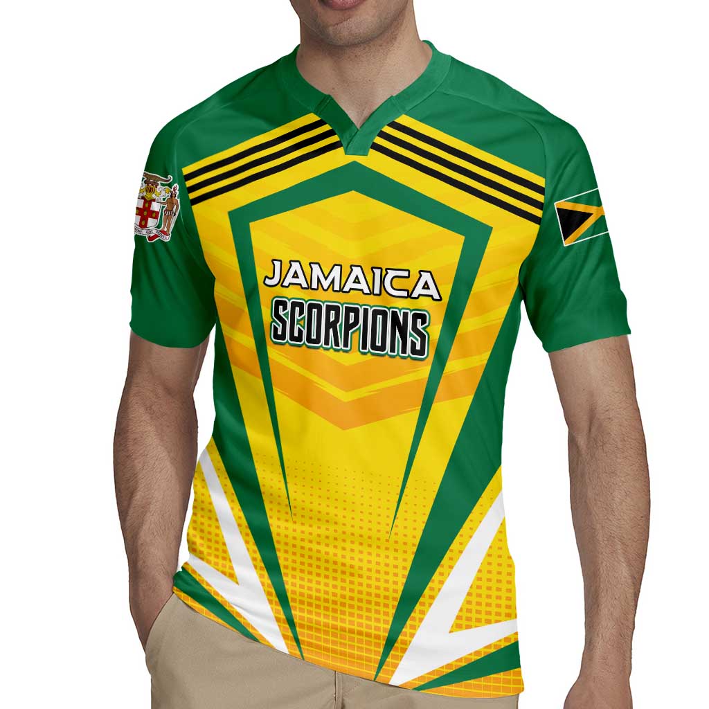 Custom Cricket Jamaica Scorpions Rugby Jersey We Made Legends