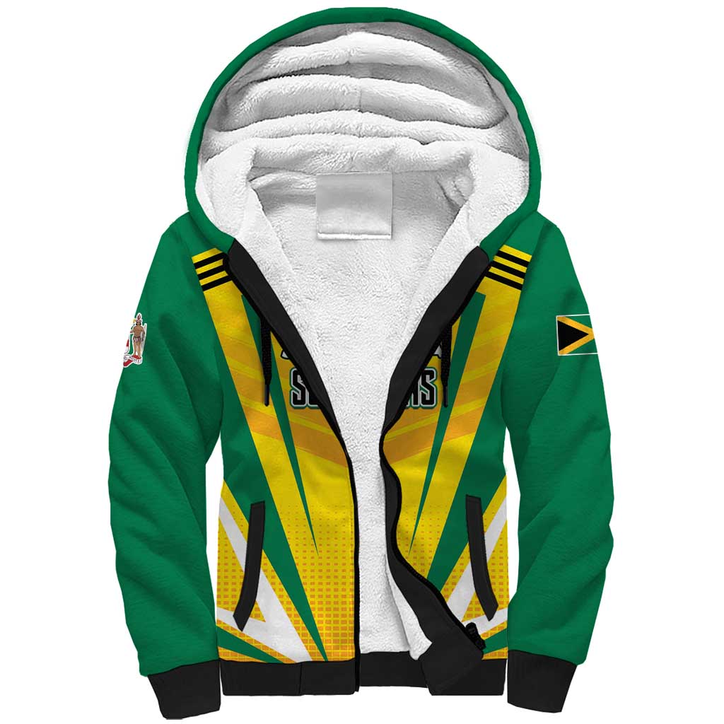 Custom Cricket Jamaica Scorpions Sherpa Hoodie We Made Legends