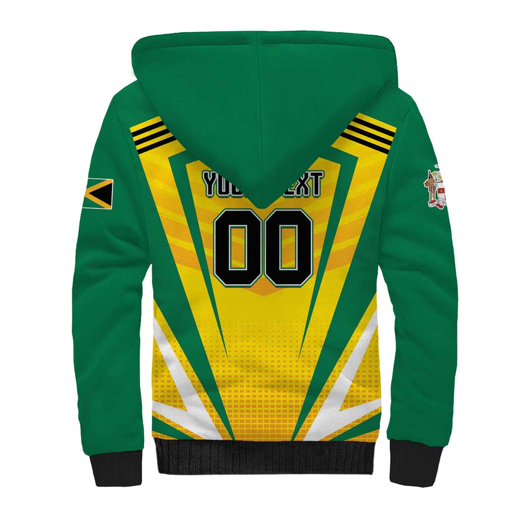 Custom Cricket Jamaica Scorpions Sherpa Hoodie We Made Legends