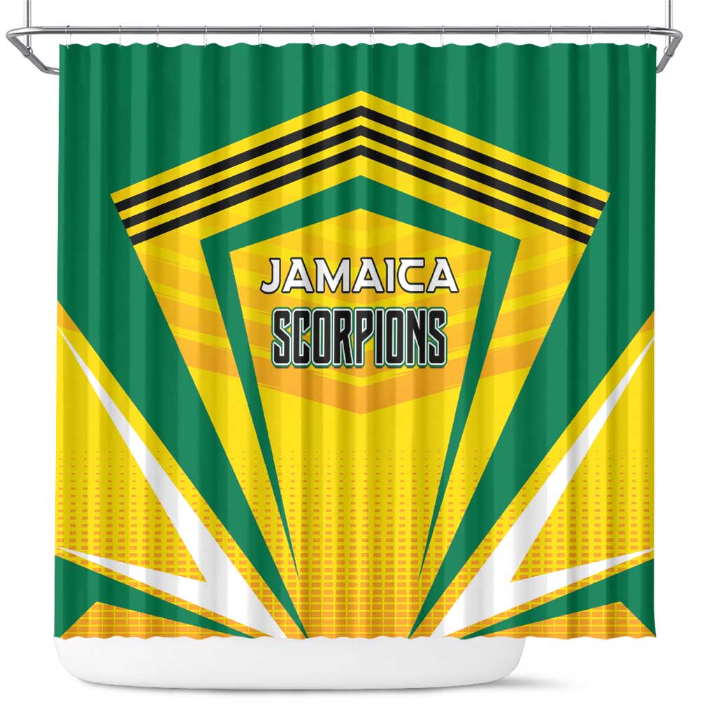 Cricket Jamaica Scorpions Shower Curtain We Made Legends