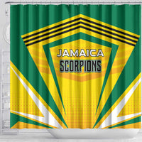 Cricket Jamaica Scorpions Shower Curtain We Made Legends