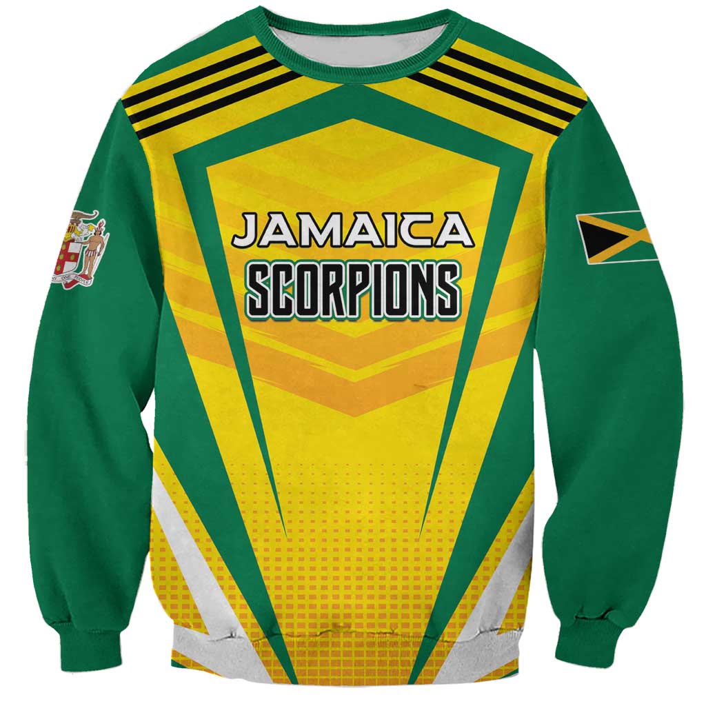 Custom Cricket Jamaica Scorpions Sweatshirt We Made Legends