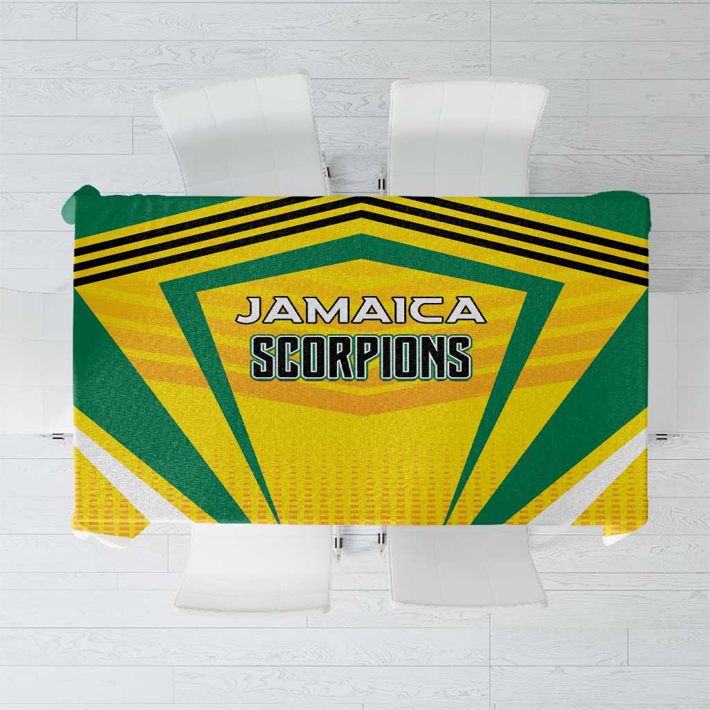 Cricket Jamaica Scorpions Tablecloth We Made Legends