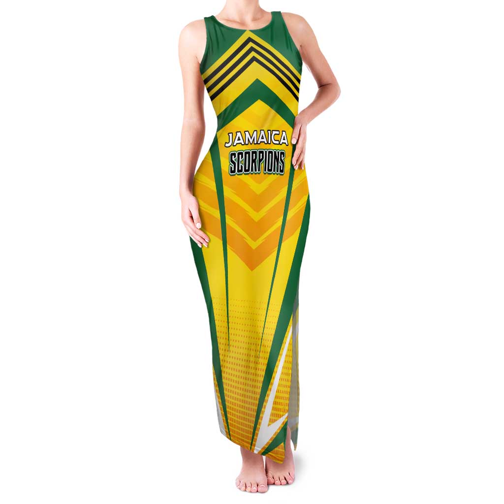 Custom Cricket Jamaica Scorpions Tank Maxi Dress We Made Legends