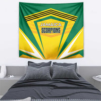 Cricket Jamaica Scorpions Tapestry We Made Legends