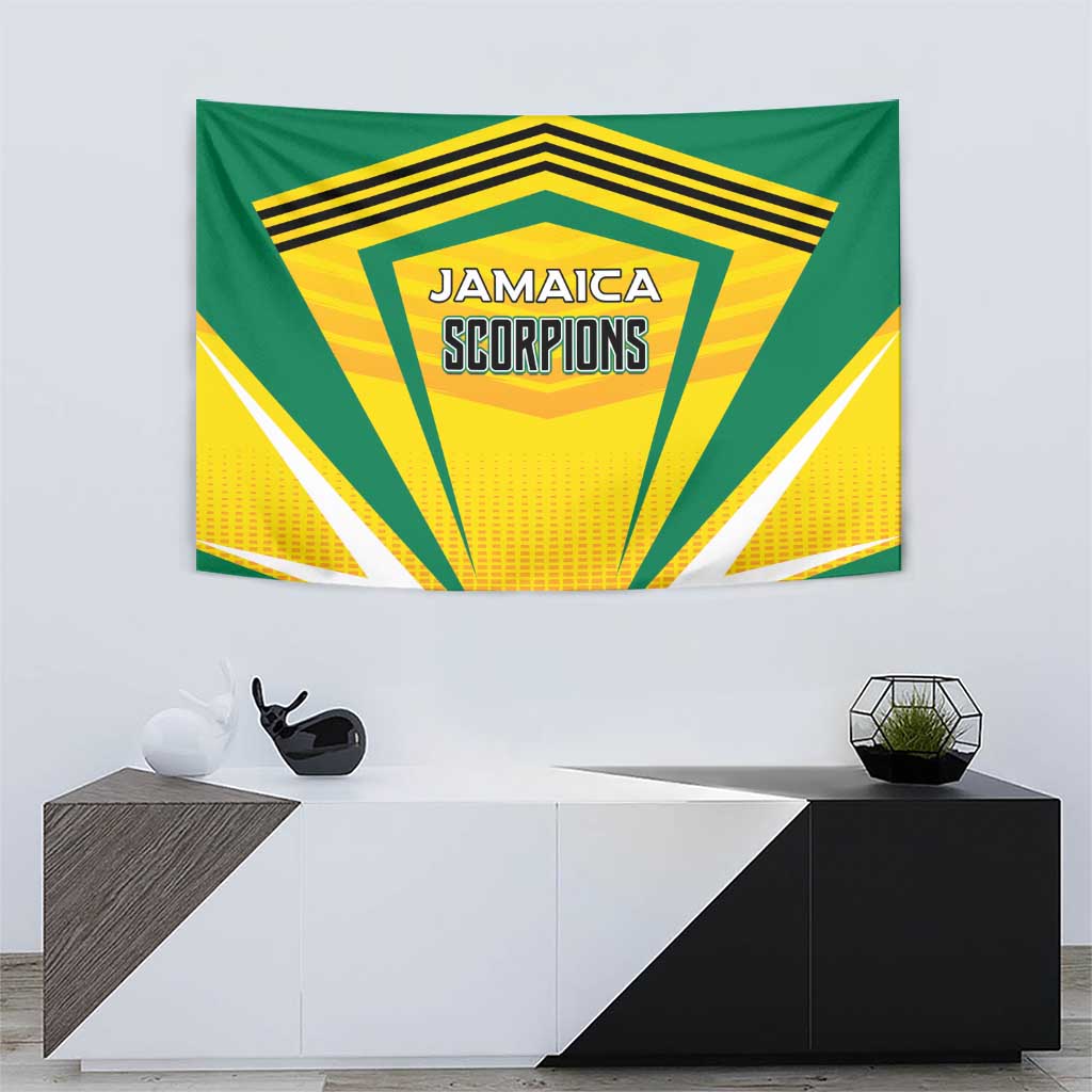 Cricket Jamaica Scorpions Tapestry We Made Legends
