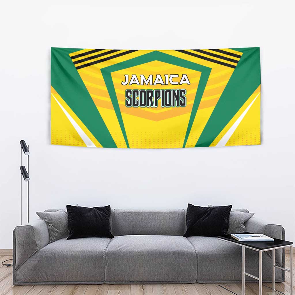 Cricket Jamaica Scorpions Tapestry We Made Legends