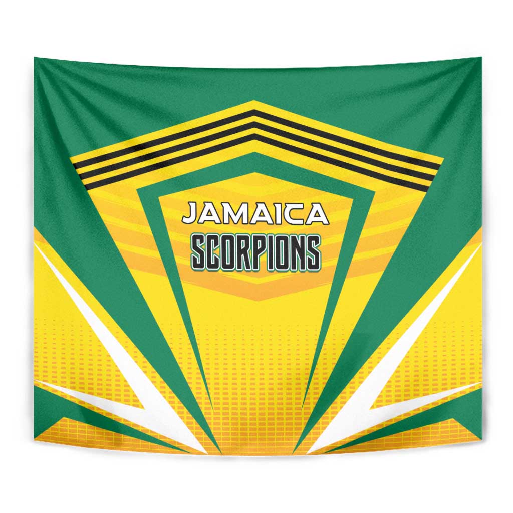 Cricket Jamaica Scorpions Tapestry We Made Legends