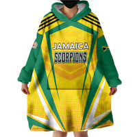 Custom Cricket Jamaica Scorpions Wearable Blanket Hoodie We Made Legends