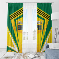 Cricket Jamaica Scorpions Window Curtain We Made Legends