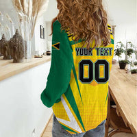 Custom Cricket Jamaica Scorpions Women Casual Shirt We Made Legends
