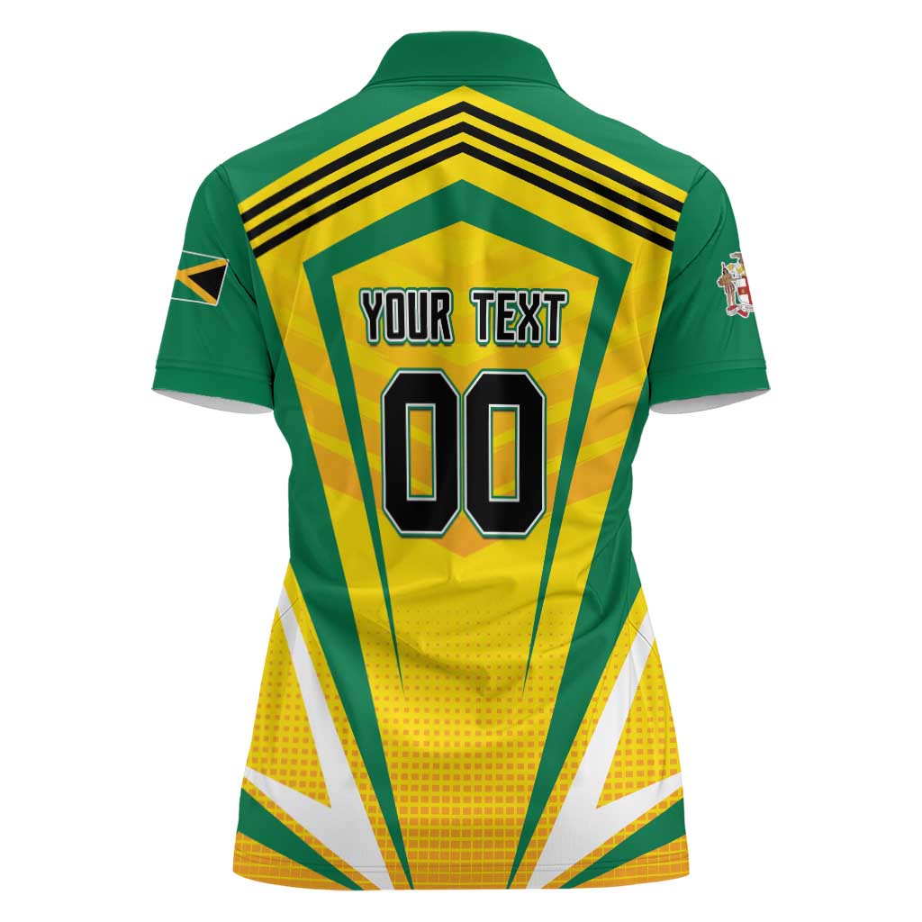 Custom Cricket Jamaica Scorpions Women Polo Shirt We Made Legends