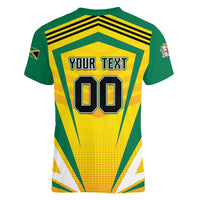 Custom Cricket Jamaica Scorpions Women V-Neck T-Shirt We Made Legends