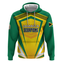 Custom Cricket Jamaica Scorpions Zip Hoodie We Made Legends