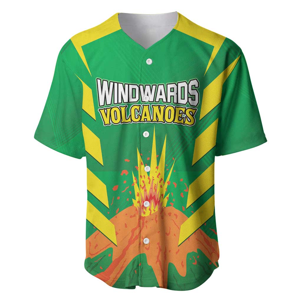 Custom Cricket Windwards Volcanoes Baseball Jersey All The Best LAVA Boys