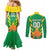 Custom Cricket Windwards Volcanoes Couples Matching Mermaid Dress and Long Sleeve Button Shirt All The Best LAVA Boys