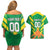 Custom Cricket Windwards Volcanoes Couples Matching Off Shoulder Short Dress and Hawaiian Shirt All The Best LAVA Boys