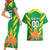 Custom Cricket Windwards Volcanoes Couples Matching Short Sleeve Bodycon Dress and Hawaiian Shirt All The Best LAVA Boys