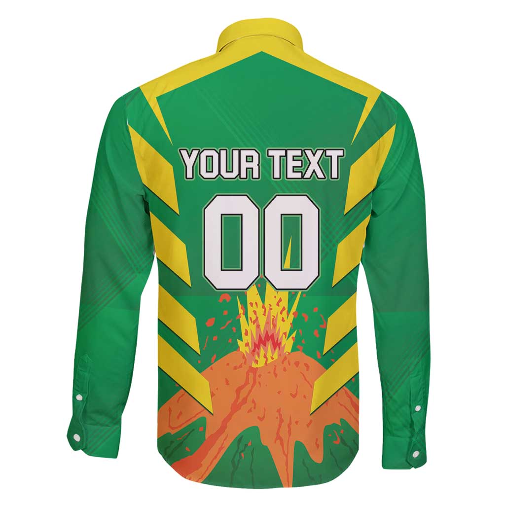 Custom Cricket Windwards Volcanoes Family Matching Long Sleeve Bodycon Dress and Hawaiian Shirt All The Best LAVA Boys