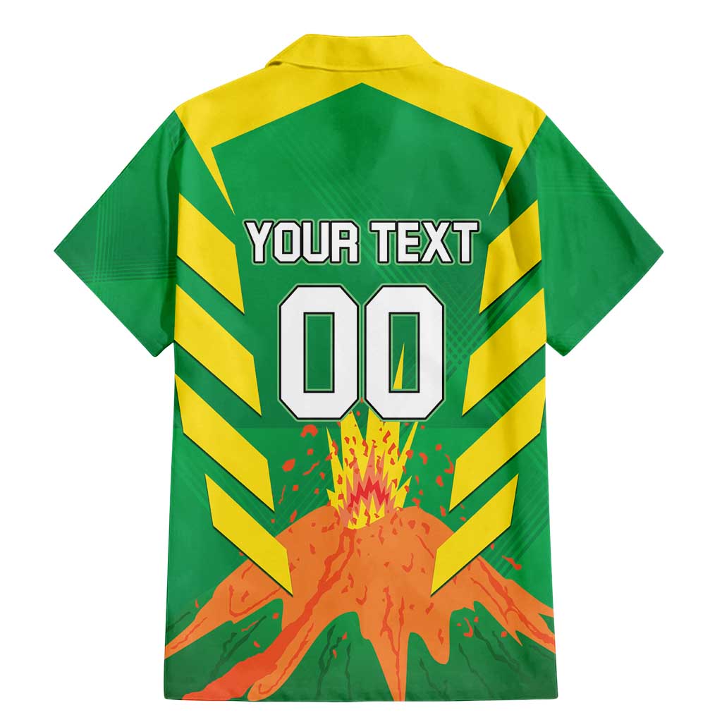 Custom Cricket Windwards Volcanoes Family Matching Mermaid Dress and Hawaiian Shirt All The Best LAVA Boys