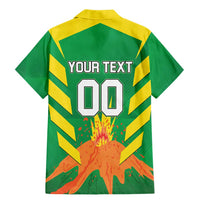 Custom Cricket Windwards Volcanoes Family Matching Mermaid Dress and Hawaiian Shirt All The Best LAVA Boys