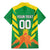 Custom Cricket Windwards Volcanoes Family Matching Mermaid Dress and Hawaiian Shirt All The Best LAVA Boys