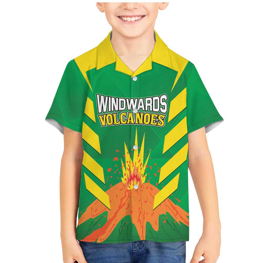 Custom Cricket Windwards Volcanoes Family Matching Mermaid Dress and Hawaiian Shirt All The Best LAVA Boys
