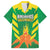 Custom Cricket Windwards Volcanoes Family Matching Off The Shoulder Long Sleeve Dress and Hawaiian Shirt All The Best LAVA Boys