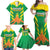 Custom Cricket Windwards Volcanoes Family Matching Off Shoulder Maxi Dress and Hawaiian Shirt All The Best LAVA Boys