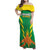 Custom Cricket Windwards Volcanoes Family Matching Off Shoulder Maxi Dress and Hawaiian Shirt All The Best LAVA Boys