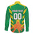 Custom Cricket Windwards Volcanoes Family Matching Off Shoulder Short Dress and Hawaiian Shirt All The Best LAVA Boys
