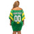Custom Cricket Windwards Volcanoes Family Matching Off Shoulder Short Dress and Hawaiian Shirt All The Best LAVA Boys